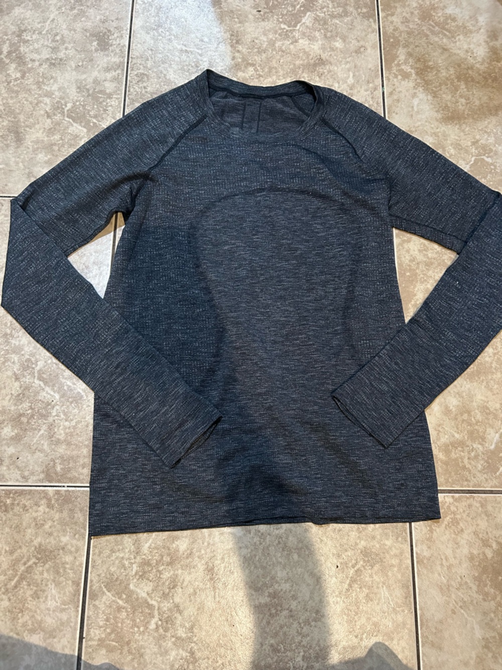 lululemon athletica Men's Long-Sleeve Crewneck - Dark Gray Heather